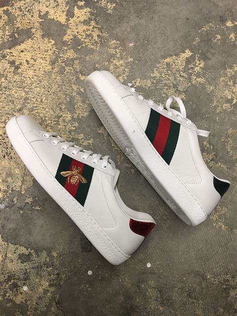 gucci ace bee sneakers mens|Gucci bee ace sneakers women.